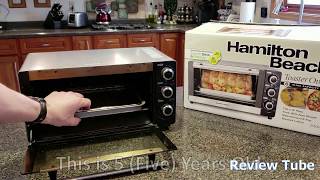 Hamilton Beach Toaster Pizza Oven Review [upl. by Cobb248]