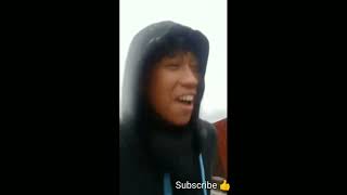 During snowfall Day Shillong Funny video [upl. by Meid479]