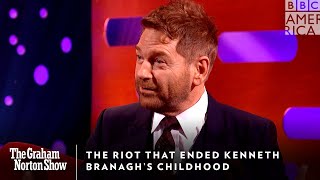 The Riot That Ended Kenneth Branagh’s Childhood 👦 Graham Norton Show  Fri  BBC America [upl. by Akenna533]