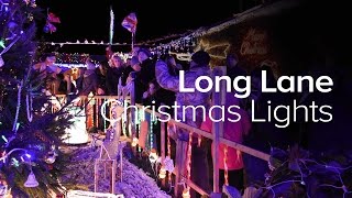 Long Lane Christmas Lights 2016 [upl. by Lleznod784]