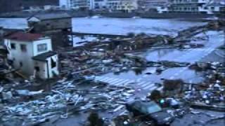 Japan Tsunami 3112011 unedited Part 2 [upl. by Ollopa]