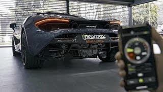 2019 McLaren 720S w ARMYTRIX Decat Downpipes amp Valvetronic Exhaust  Loud Revs Sound [upl. by Belter319]