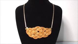 松結びのネックレス 【Pine Necklace Necklace】 [upl. by Ayotahs]