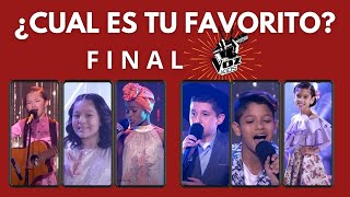 ¿CUAL ES TU FAVORITO DE LA VOZ COLOMBIA 2021 LLEGA AL FINAL [upl. by Esinel]