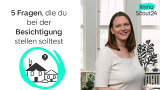 Hauskauf Diese 5 Fragen solltest du bei der Besichtigung stellen 💬 [upl. by Neile117]