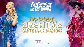 Todos los looks de Arantxa CastillaLa Mancha en RuPauls Drag Race UK vs The World 2 🌎 DragRace [upl. by Lebana]