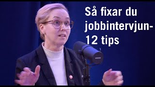 Så fixar du jobbintervjun – HRutvecklarens 12 tips│Karriär och Framtid ORU [upl. by Marlette534]