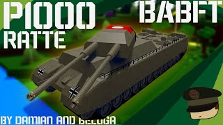 P1000 Ratte Tank  Build a Boat for Treasure Made by Damian Beluga and Clip [upl. by Natica]