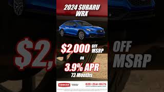 Drive Home the 2024 Subaru WRX with 2000 Less [upl. by Larret745]