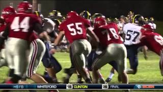 Whiteford at Clinton High School Football [upl. by Zolnay]