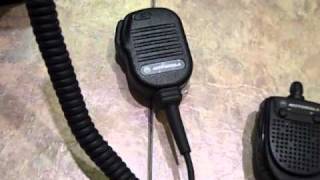 Motorola HT1000 with Jedi Mic Demo with Audio Transmission [upl. by Leighton]