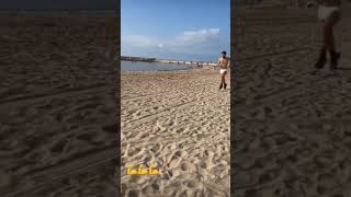 SPURS MIDFIELDER RODRIGO BENTANCUR CONTINUES HIS TRAINING RECOVERING FROM ACL Running on the Beach [upl. by Zerla541]