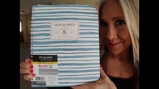 ATAGLANCE Planner  WireBound  Hardcover  Monthly amp Weekly  KimTownselYouTube [upl. by Proudfoot]