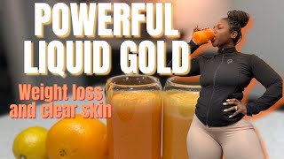 LIQUID GOLD FOR WEIGHT LOSS AND CLEAR SKINImproves Gut Health [upl. by Ecienal710]