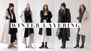 Layering Winter Outfits  How to Style Winter Clothing [upl. by Artenahs]