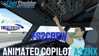 FIRST LOOKFS2CREW AI Copilot Expansion  FlyByWire A32nx [upl. by Hara]