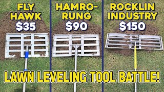 CHEAP versus EXPENSIVE Lawn Leveling Tools [upl. by Roid]