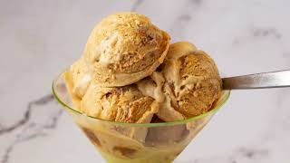 Dulce De Leche Ice Cream Recipe  2 Ingredients  5 Mins  No Machine Needed [upl. by Laynad]