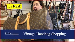 Its Real Authenticating Vintage Designer Handbags Louis Vuitton Chanel  Thrift with Me Dr Lori [upl. by Eanod]