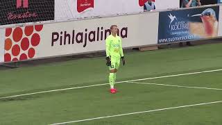 MustavalkoTV  Highlights FC Haka  Crusaders FC 2221 1372023 Tehtaan kenttä Valkeakoski [upl. by Hars]