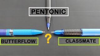 Octane or Butterflow or Pentonic Which is Best Pen for you  s13 cbse exam students study [upl. by Otes]