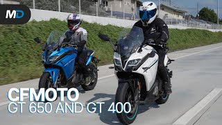 CFMoto GT 650 and GT 400 Review  Beyond the Ride [upl. by Vigen]