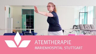 Atemtherapie bei und nach Lungenerkrankungen  Physiotherapie Marienhospital Stuttgart [upl. by Nuawd]