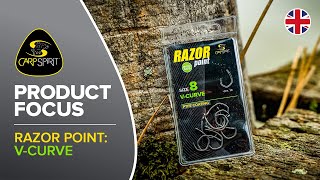 Carp Fishing VCurve Razor Point Hooks [upl. by Ecyned]