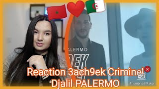 Djalil Palermo  3ach9ek Criminel Official Music Video Reaction [upl. by Faux]