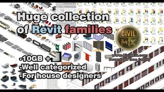 Download huge collection of Revit Families  10GB [upl. by Mendoza264]