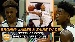 Bronny Zaire Wade Ziaire Williams amp BJ Boston Sierra Canyon SUPER TEAM😱 IPAD Giveaway at 20K Subs [upl. by Nilla]