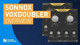 VoxDoubler by Sonnox  Vocal Doubler VST Plugin Tutorial amp Review of Main Features [upl. by Santoro]