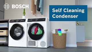 Bosch Series 8 Tumble Dryer  SelfCleaning Condenser [upl. by Hairaza]