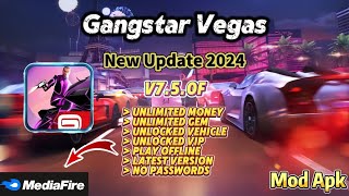 Gangstar Vegas v750f  New Update 2024  Unlimited Money Unlimited Gem  Mod Apk [upl. by Verbenia369]