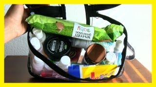 TRAVEL TIPS How to Pack a TSA Approved Toiletries Carry On Bag [upl. by Odo]