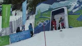 Mens Slalom Alpine Skiing Full Event  Vancouver 2010 Winter Olympics [upl. by Aritak]