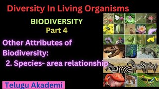 biodiversity part 4 speciesarea relationship [upl. by Arriat]