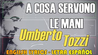 A COSA SERVONO LE MANI  Umberto Tozzi 1980 Letra Español English Lyrics Testo Italiano [upl. by Sayers842]