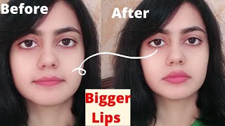 How to Get plump lips bigger lips fuller lips naturally and permanently Live results in 3 minutes [upl. by Elane]