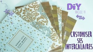 DIY Customiser son agenda avec des INTERCALAIRES  classeur ou organiseur [upl. by Amitak786]