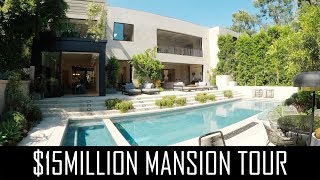 15million Beverly Hills modern mansion tour [upl. by Orthman]