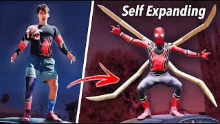 REAL SpiderMan Nanotech Suit  Self Expanding Iron Spider No Way Home [upl. by Cooper]