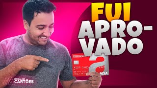 FUI APROVADO EM MAIS UM CARTÃO  VISA AMERICANAS CETELEM  UNBOXING VEM VER [upl. by Nivlag]