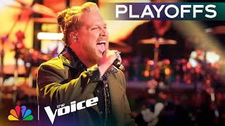 Huntley Honors His Daughter with David Kushners quotDaylightquot  The Voice Playoffs  NBC [upl. by Wilterdink]