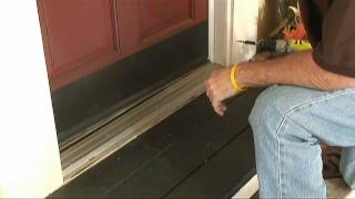 How to WeatherStrip Doors Using a Doorsweep [upl. by Alekat]