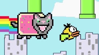 8bit Tom Cat VS Annoying Floppy Bird [upl. by Einnor]