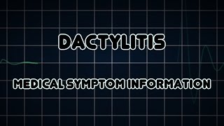 Dactylitis Medical Symptom [upl. by Stoat839]