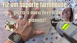 Suporte Rústico para Ferro de Passar Roupa [upl. by Helbonnas436]