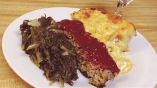 How to make the best macaroni and cheese meatloaf and collard greens quotSOUL FOODquot [upl. by Manly]