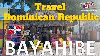 Travel Dominican Republic  Bayahibe the little Village close to Punta Cana at the Caribbean Sea [upl. by Rudyard]